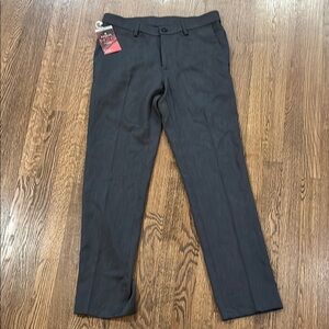 Men's dark heather gray dress slim pants